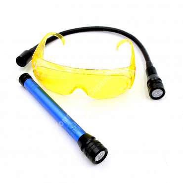 Набор для обнаружения утечек фреона, UV лампа + очки Errecom RK1267